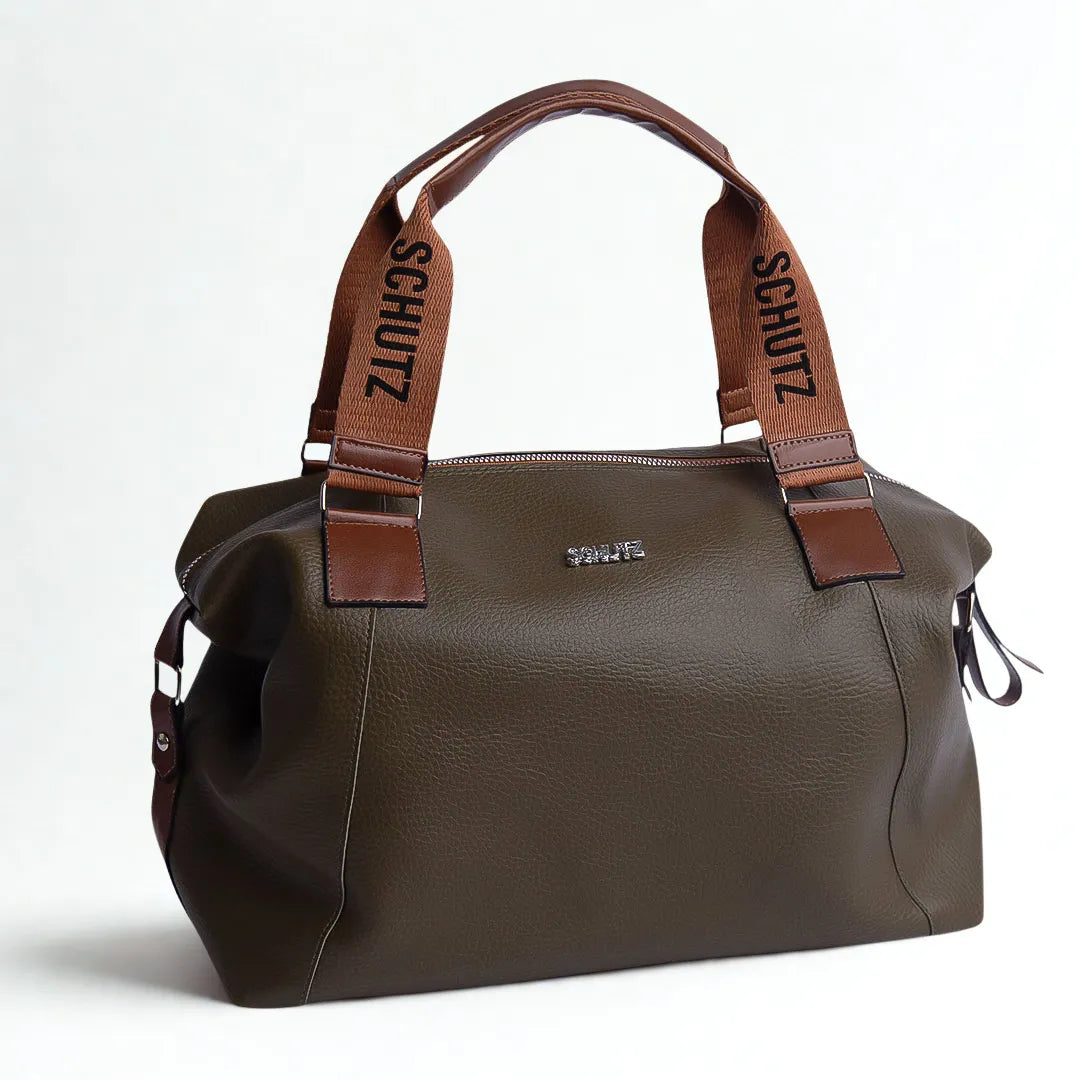 Bolsa Milão Expansível 2 em 1 Grande de Couro + Brinde Exclusivo