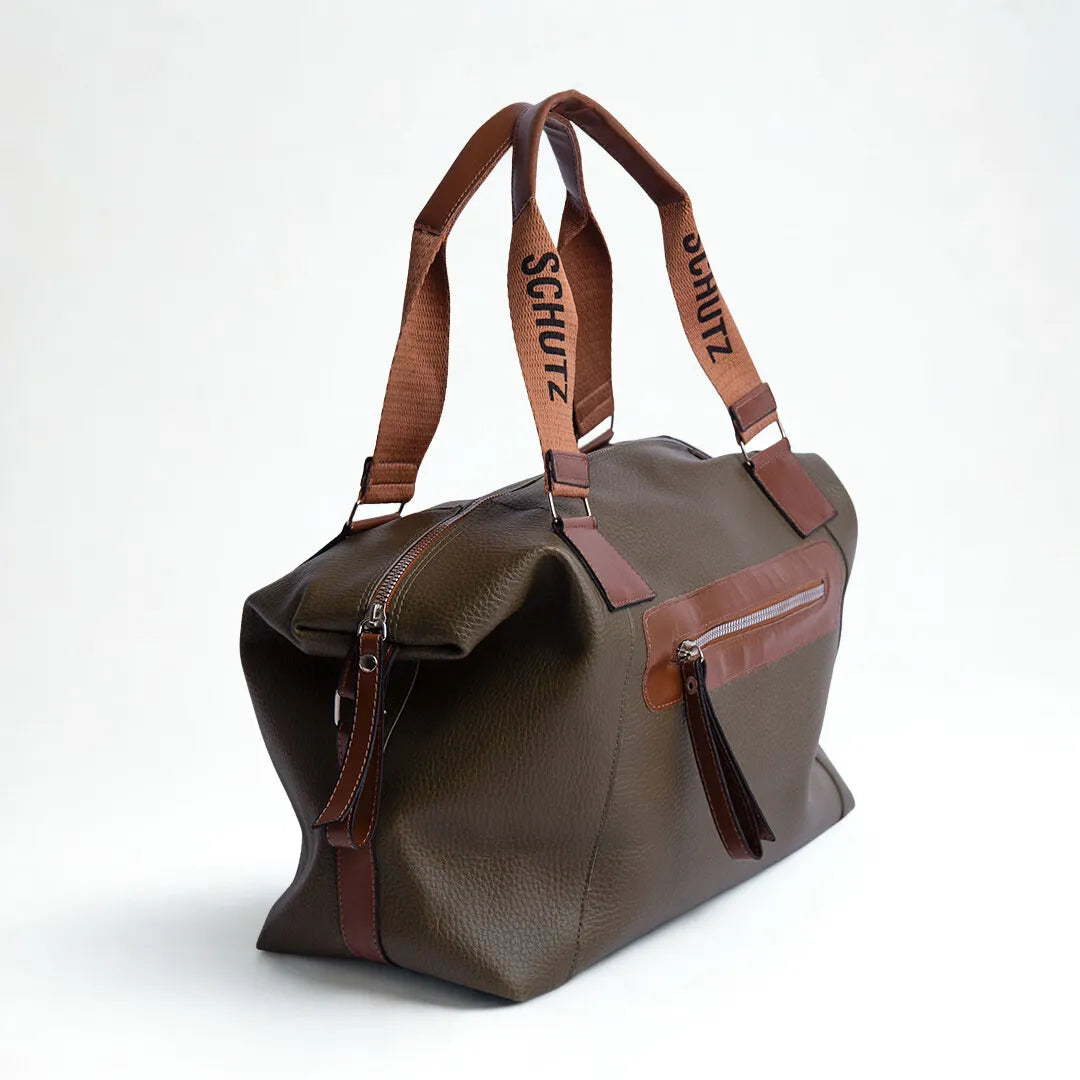 Bolsa Milão Expansível 2 em 1 Grande de Couro + Brinde Exclusivo