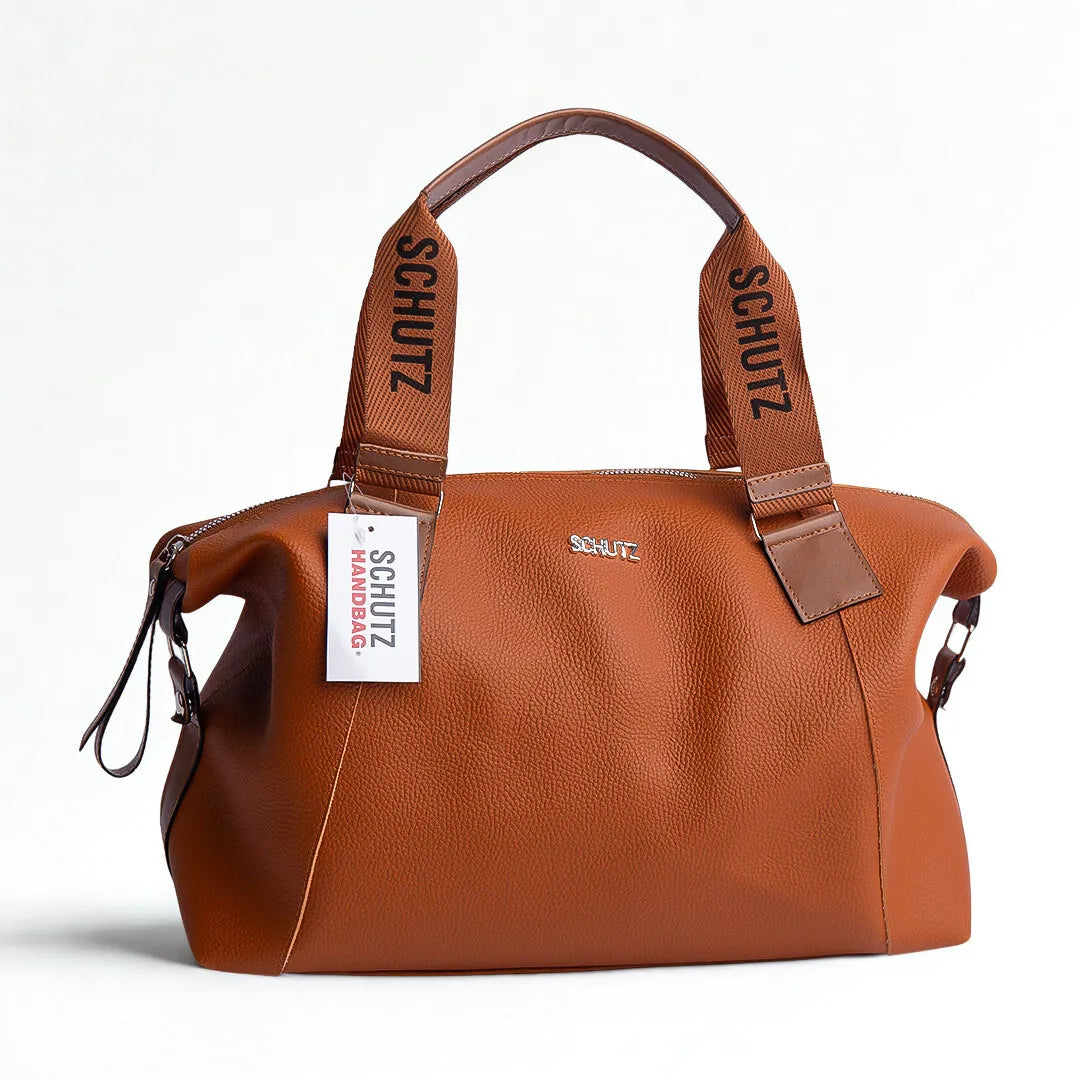 Bolsa Milão Expansível 2 em 1 Grande de Couro + Brinde Exclusivo