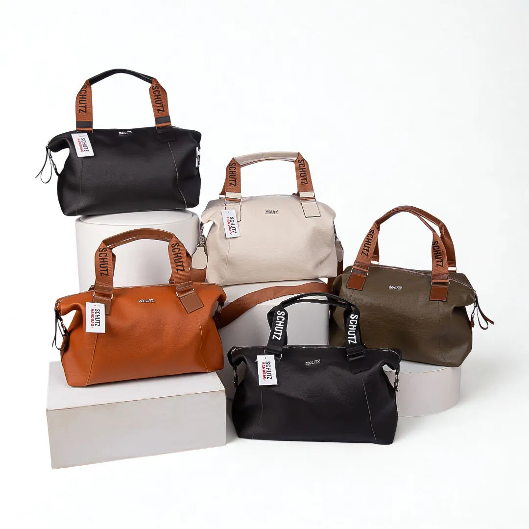 Bolsa Milão Expansível 2 em 1 Grande de Couro + Brinde Exclusivo