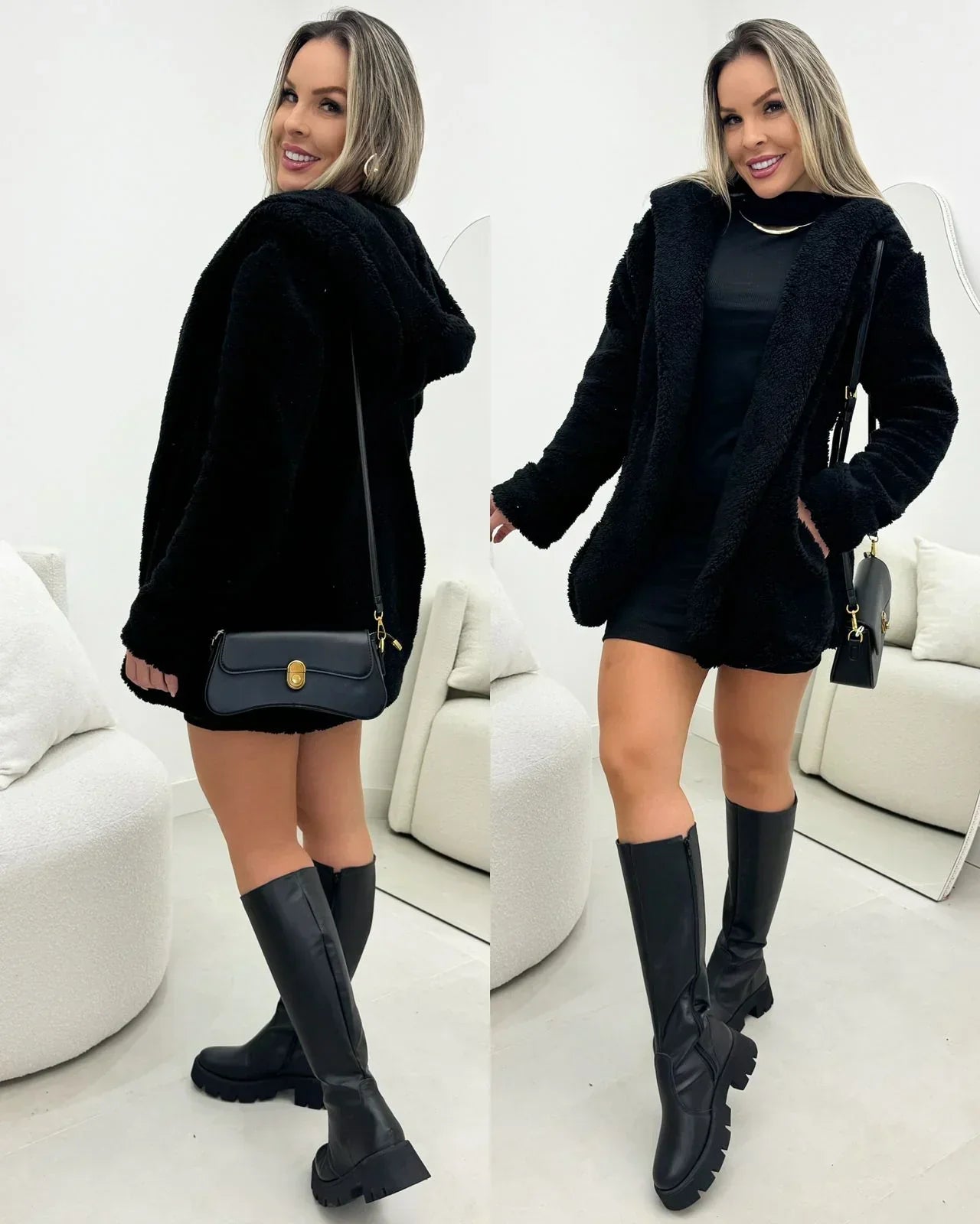 Casaco Teddy Marina