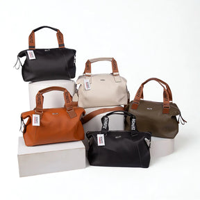 Bolsa Milão Expansível 2 em 1 Grande de Couro + Brinde Exclusivo